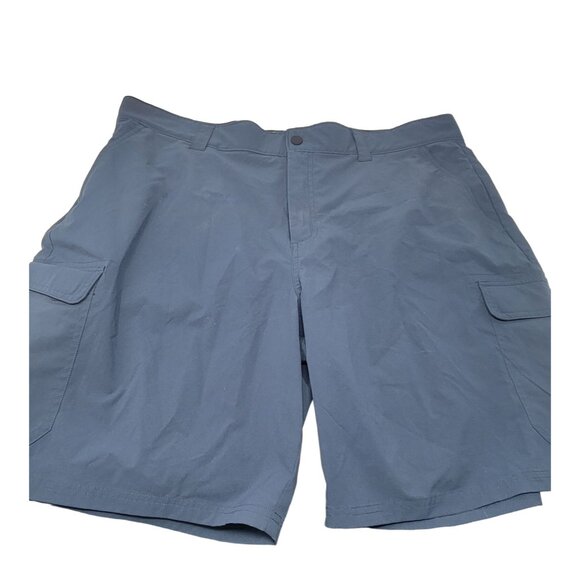 Orvis Cargo Hiking Fishing Camping Shorts Moisture‎ Wicking Polyester Blue - Picture 3 of 5